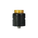 Authentic Wismec Guillotine V2 RDA Rebuildable Dripping Atomizer w/ BF Pin - Black, Stainless Steel, 24mm Diameter