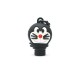 Authentic Vapesoon Doraemon 510 Drip Tip w/ Cap for RDA / RTA / Sub Ohm Tank Atomizer - Black, POM + Silicone