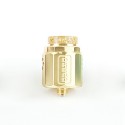 Authentic Damn Dread RDA Rebuildable Dripping Atomizer w/ BF Pin - Gold, Stainless Steel, 24mm Diameter