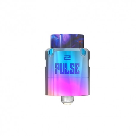 Authentic VandyVape Pulse V2 RDA Rebuildable Dripping Atomizer w/ BF Pin - Rainbow, 24mm Diameter