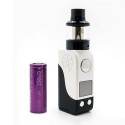 Authentic Asmodus Mini Minikin 50W TC VW Mod + Ohmlette Tank Kit w/ Battery - White Black, 5~50W, 1 x 18500, 0.4 Ohm / 0.8 Ohm