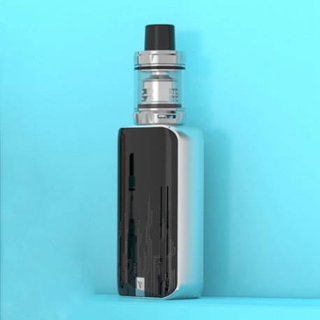 Authentic Vaporesso Luxe Nano 80W 2500mAh TC VW Box Mod + SKRR-S Mini Tank Kit - Silver, 5~80W, 0.15 Ohm, 3.5ml