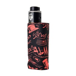 Authentic Storm ECO Pro 80W TC VW Box Mod + Lion RDA Kit - Black Haze, 5~80W, 1 x 18650, 24mm Diameter