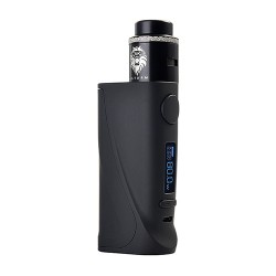 Authentic Storm ECO Pro 80W TC VW Box Mod + Lion RDA Kit - Black, 5~80W, 1 x 18650, 24mm Diameter