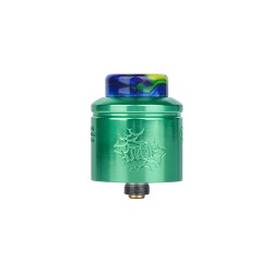 Authentic Wotofo Profile RDA Rebuildable Dripping Atomizer w/ BF Pin - Green, Aluminum, 24mm Diameter