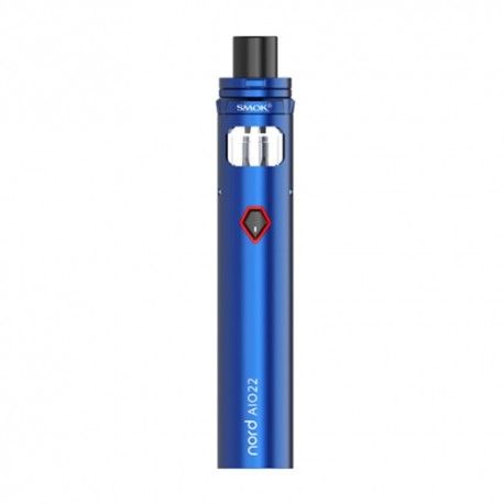 Authentic SMOKTech SMOK Nord AIO 22 60W 2000mAh All in One Starter Kit Standard Edition - Blue, 3.5ml, 0.6 Ohm / 1.4 Ohm