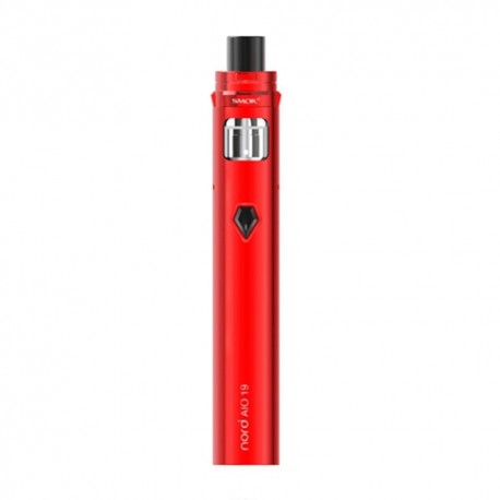 Authentic SMOKTech SMOK Nord AIO 19 25W 1300mAh All in One Starter Kit Standard Edition - Red, 2ml, 0.6 Ohm / 1.4 Ohm