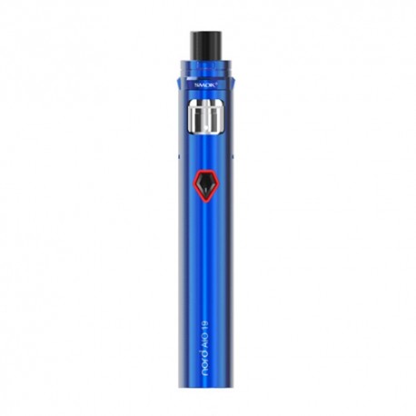 Authentic SMOKTech SMOK Nord AIO 19 25W 1300mAh All in One Starter Kit Standard Edition - Blue, 2ml, 0.6 Ohm / 1.4 Ohm