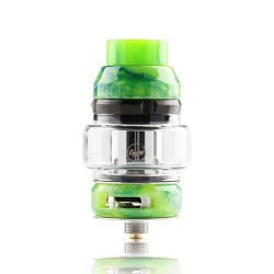 Authentic CoilART LUX Sub Ohm Tank Clearomizer - Green, Resin + Stainless Steel, 5.5ml, 0.15 Ohm, 25mm Diameter