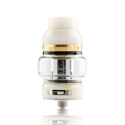 Authentic CoilART LUX Sub Ohm Tank Clearomizer - White, Resin + Stainless Steel, 5.5ml, 0.15 Ohm, 25mm Diameter