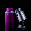 Authentic One Top Onetopvape Gemini RDTA Rebuildable Dripping Tank Atomizer - Purple, Stainless Steel + PC, 26.5mm Diameter