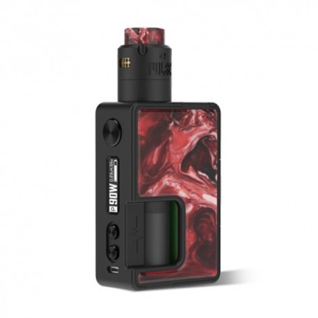 Authentic VandyVape Pulse X 90W TC VW Squonk Box Mod + Pulse X BF RDA Kit - Red Pomegranate, 5~90W, 1 x 18650 / 20700 / 21700