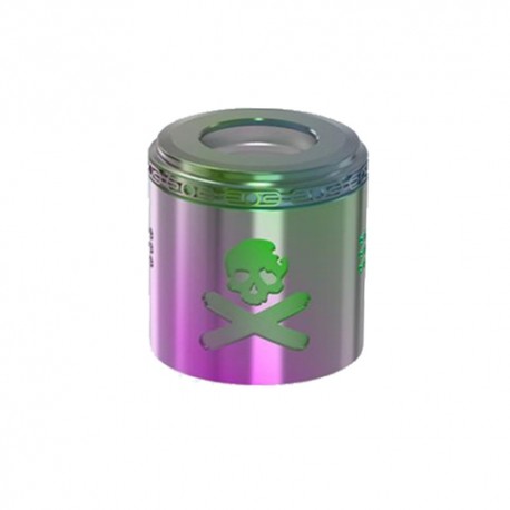 Authentic VandyVape Replacement Airflow Cap for Bonza Kit / Bonza V1.5 RDA - Rainbow Stainless Steel