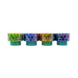 Authentic Asmodus Stumpy Comb 810 Drip Tip for Goon / Kennedy / Reload RDA - Random Color, Resin, 11.6mm