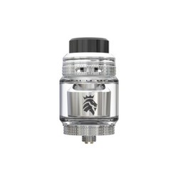 Authentic KAEES Solomon 3 RTA Rebuildable Tank Atomizer - Silver, Stainless Steel, 5.5ml, 25mm Diameter