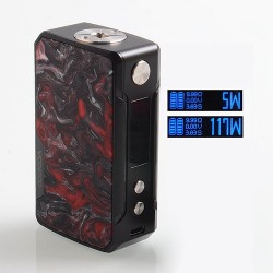 Authentic Voopoo Drag Mini 117W 4400mAh TC VW Variable Wattage Box Mod - B-Rhodonite, Zinc Alloy + Resin, 5~117W