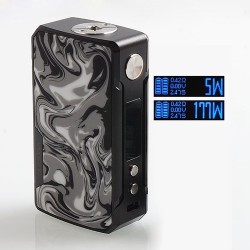 Authentic Voopoo Drag 2 177W TC VW Variable Wattage Box Mod - B-Ink, Zinc Alloy + Resin, 5~177W, 2 x 18650