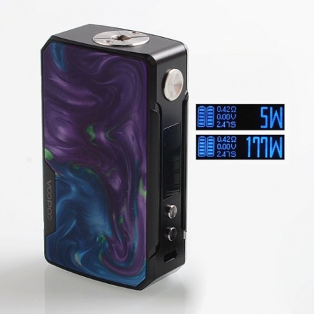 Authentic Voopoo Drag 2 177W TC VW Variable Wattage Box Mod - B-Puzzle, Zinc Alloy + Resin, 5~177W, 2 x 18650