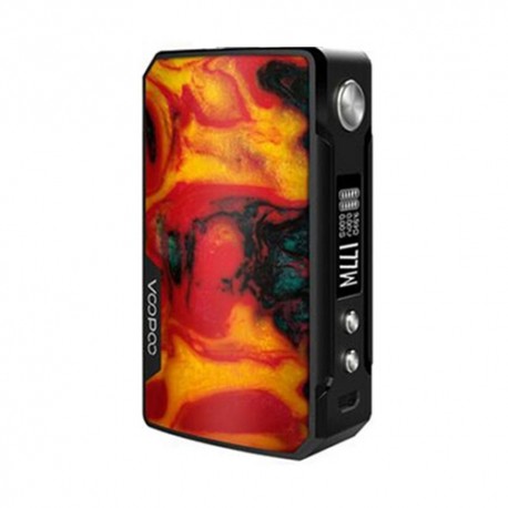 Authentic Voopoo Drag 2 177W TC VW Variable Wattage Box Mod - B-Fire Cloud, Zinc Alloy + Resin, 5~177W, 2 x 18650