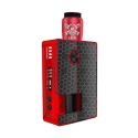 Authentic Blitz Vigor 81W TC VW Squonk Box Mod + Ghoul BF RDA Kit - Red, 5~81W, 1 x 18650 / 20700, 10ml, 22mm Diameter