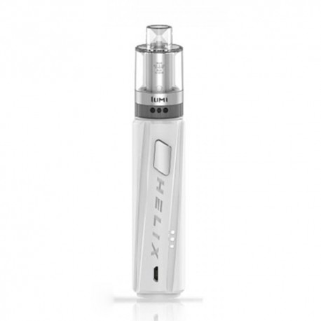 Authentic Digi Helix Box Mod + GeekVape Lumi Tank Starter Kit - White, 1 x 18650, 0.3 Ohm, 4ml