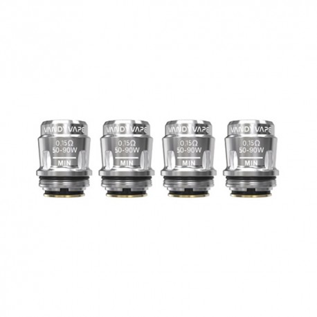 Authentic VandyVape Replacement Mesh Coil Head for Jackaroo Tank / Jackaroo Kit - 0.15 Ohm (50~90W) (4 PCS)