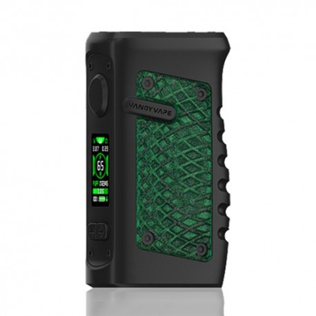 Authentic VandyVape Jackaroo 100W TC VW Variable Wattage Box Mod - Green Anaconda, 5~100W, 1 x 18650 / 20700 / 21700