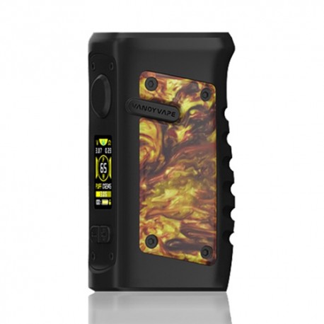 Authentic VandyVape Jackaroo 100W TC VW Variable Wattage Box Mod - Gold Agate, 5~100W, 1 x 18650 / 20700 / 21700