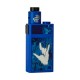 Authentic Uwell Blocks 90W Squonk Box Mod + Nunchaku RDA Kit - Sapphire Blue, 1 x 18650, 15ml