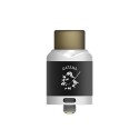 Authentic IJOY Katana RDA Rebuildable Dripping Atomizer w/ BF Pin - Mirror White, Stainless Steel, 24mm Diameter