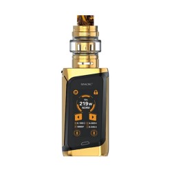 Authentic SMOKTech SMOK MORPH 219W TC VW Box Mod Kit + TF2019 Tank Standard Edition - Gold+Black, 1~219W, 6ml, 2 x 18650