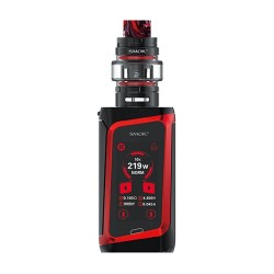 Authentic SMOKTech SMOK MORPH 219W TC VW Box Mod Kit + TF2019 Tank Standard Edition - Black + Red, 1~219W, 6ml, 2 x 18650