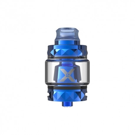 Authentic Vapemons X2 Mesh Sub Ohm Tank Clearomizer - Blue, 0.15ohm, 5ml, 24mm Diameter