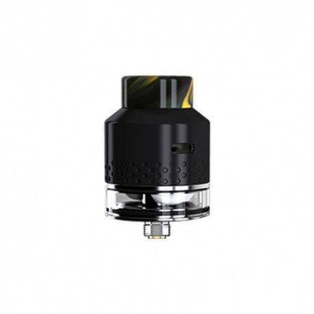 Authentic Wismec Kestrel RDTA Rebuildable Dripping Tank Atomizer - Black + Yellow, 4ml, 24mm Diameter