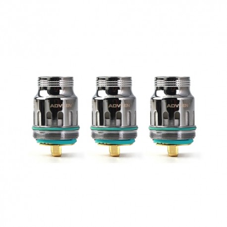 Authentic Advken Dark Mesh Replacement Triple Mesh Coil Head - 0.15 Ohm (80~110W) (3 PCS)