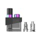 Authentic SMOKTech SMOK Trinity Alpha Kit Replacement Pod Cartridge + Nord MTL 0.8 Coil + Mesh 0.6 Coil - Prism Rainbow, 2.8ml