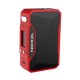 Authentic Dovpo Nickel 230W TC VW Variable Wattage Box Mod - Red + Space Black, 10~230W, 2 x 18650