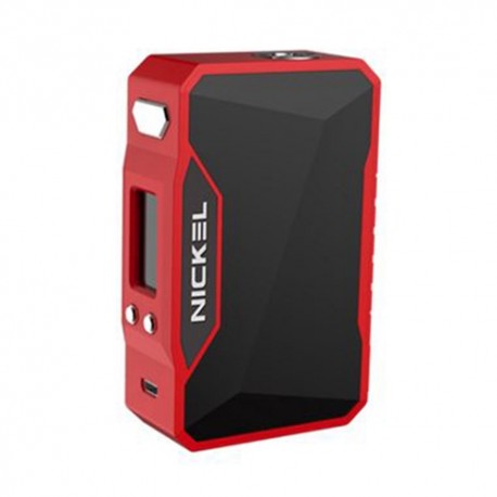Authentic Dovpo Nickel 230W TC VW Variable Wattage Box Mod - Red + Space Black, 10~230W, 2 x 18650