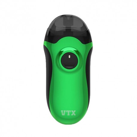 Authentic Vapee VTX 480mAh VV Pod System Starter Kit - Green, 3.2~4.2V, 2.5ml