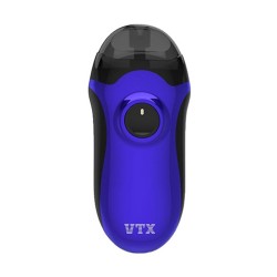 Authentic Vapee VTX 480mAh VV Pod System Starter Kit - Blue, 3.2~4.2V, 2.5ml