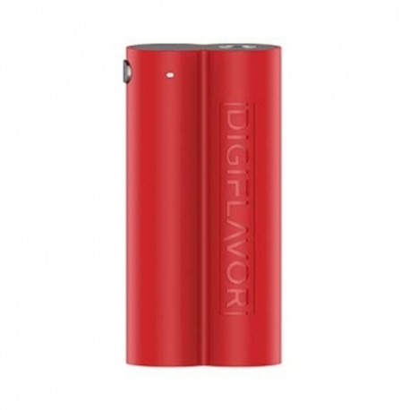 Authentic Digi Lunar Box Mod - Red, ABS, 2 x 18650