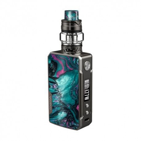 Authentic Voopoo Drag 2 177W TC VW Box Mod + UForce T2 Tank Kit - Platinum-Aurora, 5~177W, 2 x 18650, 0.4 / 0.2 Ohm, 5ml