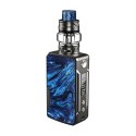 Authentic Voopoo Drag Mini 117W 4400mAh TC VW Box Mod + UForce T2 Tank Kit - Platinum-Prussian Blue, 5~117W, 0.6 / 0.13 Ohm, 5ml