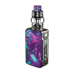 Authentic Voopoo Drag Mini 117W 4400mAh TC VW Box Mod + UForce T2 Tank Kit - Platinum-Purple, 5~117W, 0.6 / 0.13 Ohm, 5ml