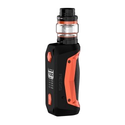 [Ships from Bonded Warehouse] Authentic GeekVape Aegis Solo 100W TC VW Mod + Cerberus Tank Kit - Orange, 5~100W, 1 x 18650