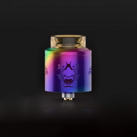 Authentic GeekVape Tengu RDA Rebuildable Dripping Atomizer w/ BF Pin - Rainbow, Stainless Steel, 24mm Diameter