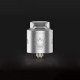 Authentic GeekVape Tengu RDA Rebuildable Dripping Atomizer w/ BF Pin - Silver, Stainless Steel, 24mm Diameter