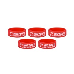 Authentic Wotofo Band Tank Protector Silicone Anti-slip Ring - Red (5 PCS)