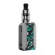 Authentic Voopoo Drag Baby Trio 25W 1500mAh TC VW Variable Wattage Mod Kit - Teal Blue, 5~25W, 1.8ml, 0.6 / 1.2 Ohm