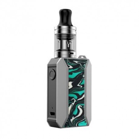 Authentic Voopoo Drag Baby Trio 25W 1500mAh TC VW Variable Wattage Mod Kit - Teal Blue, 5~25W, 1.8ml, 0.6 / 1.2 Ohm